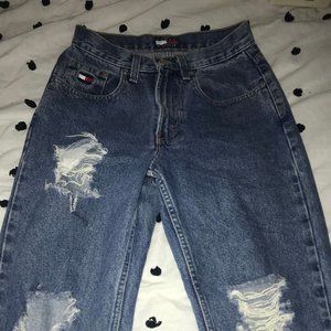 Women's Vintage Tommy Hilfiger Ripped Mom Jeans